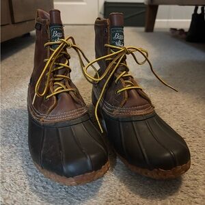 Bass Men's Two-Tone Waterproof Boots